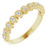 14K Yellow 1/6 CTW Diamond Anniversary Band - 123420605P photo