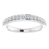 14K White 1/3 CTW Diamond Anniversary Band - 1231926004P photo 3