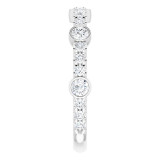 14K White 3/4 CTW Diamond Anniversary Band - 123606600P photo 4