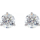 14K White 2 CTW Diamond Stud Earrings - 6623360121P photo 2