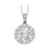 Gems One 14KT White Gold & Diamond Rhythm Of Love Neckwear Pendant  - 2-1/2 ctw - ROL1093-4WC photo