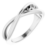 14K White Sculptural-Inspired  Ring - 51963101P photo