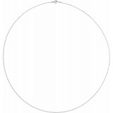 Platinum 1 mm Adjustable Diamond-Cut Cable Chain 6 1/2-7 1/2 Bracelet - CH12360042P photo 3
