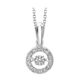 Gems One 10Kt White Gold Diamond (1/5Ctw) Pendant - ROL1025-1WC photo