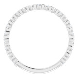 14K White 1/4 CTW Diamond Anniversary Band - 123208600P photo 2