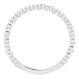 14K White 1/4 CTW Diamond Anniversary Band - 123208600P photo 2