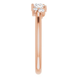 14K Rose 1/3 CTW Diamond Multi-Shape Ring - 123930602P photo 4