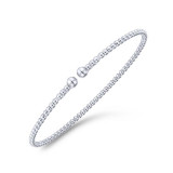 Gabriel & Co. 14k White Gold Bujukan Bangle Bracelet - BG4107-65W4JJJ photo 2