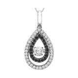 Gems One 14KT White Gold & Diamonds Stunning Neckwear Pendant - 3/8 ctw - ROL1017-4WCBK photo
