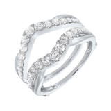 Gems One 14Kt White Gold Diamond (1Ctw) Ring - RG10278-4WD photo