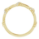 14K Yellow .06 CTW Diamond Anniversary Band - 123320601P photo 2