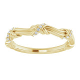 14K Yellow .06 CTW Diamond Anniversary Band - 123320601P photo 3