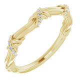 14K Yellow .06 CTW Diamond Anniversary Band - 123320601P photo