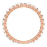 14K Rose 3/4 CTW Diamond Anniversary Band - 1236556002P photo 2