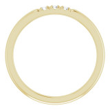 14K Yellow .09 CTW Diamond French-Set Anniversary Band - 124030605P photo 2