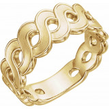 14K Yellow Infinity-Style Ring - 51712102P photo