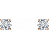 14K Rose 1/3 CTW Diamond Stud Earrings - 6753560047P photo 2