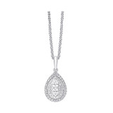 Gems One Silver Diamond (1/5Ctw) Pendant - PD35796-SSDSC photo