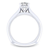 Gabriel & Co 14K White Gold Rina Solitaire Diamond Engagement Ring - ER8177O4W4JJJ photo 2