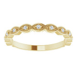 14K Yellow .07 CTW Diamond Anniversary Band - 124216601P photo 3