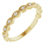 14K Yellow .07 CTW Diamond Anniversary Band - 124216601P photo