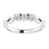 Platinum 3/4 CTW Diamond Anniversary Band - 12286160019P photo 3