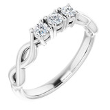 Platinum 3/4 CTW Diamond Anniversary Band - 12286160019P photo