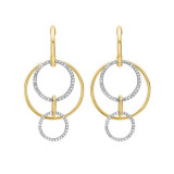 Gems One 14Kt Yellow Gold Diamond (1/2Ctw) Earring - ER10490-4YC photo