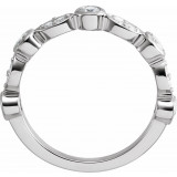 14K White 1/2 CTW Diamond Anniversary Band - 68846101P photo 2