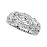 14K White 1/4 CTW Diamond Ring - 63305294025P photo