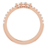 14K Rose 1/3 CTW Diamond Anniversary Band - 124006606P photo 2