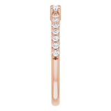 14K Rose 1/3 CTW Diamond Anniversary Band - 124006606P photo 4