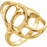 14K Yellow Freeform Ring - 525120111P photo