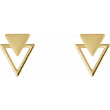 14K Yellow Geometric Earrings - 86914601P photo 2