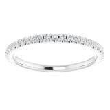 14K White 1/4 CTW Diamond Anniversary Band - 123041600P photo 3