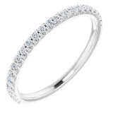 14K White 1/4 CTW Diamond Anniversary Band - 123041600P photo