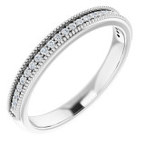 14K White 1/5 CTW Diamond Anniversary Band - 12297960001P photo