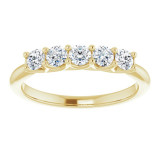 14K Yellow 1/2 CTW Diamond Anniversary Band - 1238736001P photo 3
