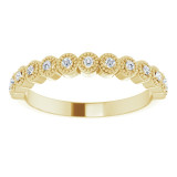 14K Yellow 1/8 CTW Diamond Anniversary Band - 123420601P photo 3