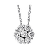 Gems One 14Kt White Gold Diamond (1/3Ctw) Pendant - PD32726-4WH photo