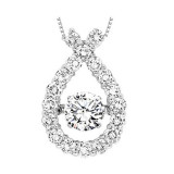 Gems One 14KT White Gold & Diamond Rhythm Of Love Neckwear Pendant  - 1 ctw - ROL1141-4WC photo