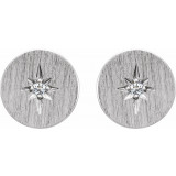 14K White .02 CTW Diamond Earrings - 86337600P photo 2