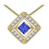 Gems One 14KT Yellow Gold & Diamond Rhythm Of Love Neckwear Pendant  - 7/8 ctw - ROL1074-4YCBL photo