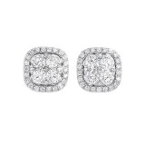 Gems One 14Kt White Gold Diamond (1Ctw) Earring - ER10257-4WC photo