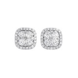 Gems One 14Kt White Gold Diamond (1/2Ctw) Earring - ER10255-4WC photo