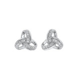 Gems One 10Kt White Gold Diamond (1/10 Ctw) Earring - ER28825-1WSC photo