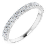 14K White 1/4 CTW Diamond Anniversary Band - 123495600P photo