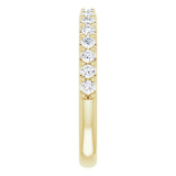 14K Yellow 1/2 CTW Diamond Matching Band - 123792621P photo 4