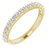 14K Yellow 1/2 CTW Diamond Matching Band - 123792621P photo