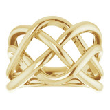 14K Yellow Criss-Cross Ring - 65212060000P photo 3